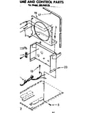 Frame and control parts