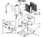 Kenmore 106850125 unit parts diagram