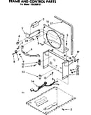 Frame and control parts