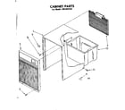 Kenmore 106850155 cabinet parts diagram
