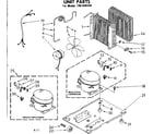 Kenmore 106850156 unit parts diagram