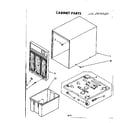 Kenmore 106850200 cabinet parts diagram