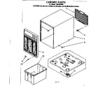 Kenmore 106850300 cabinet parts diagram