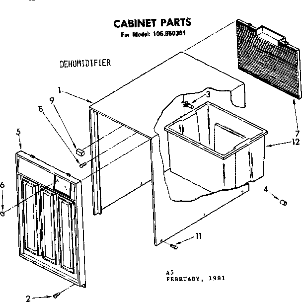 Cabinet parts