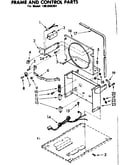 Frame and control parts