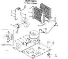Kenmore 106850302 unit parts diagram