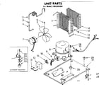 Kenmore 106850304 unit parts diagram