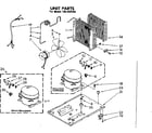 Kenmore 106850305 unit parts diagram