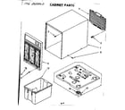 Kenmore 106850400 cabinet parts diagram