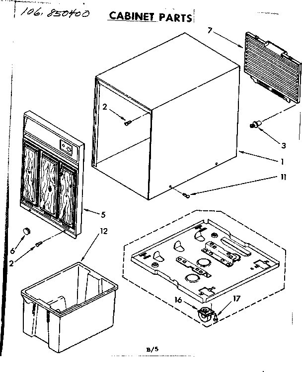 Cabinet parts