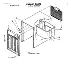 Kenmore 106850401 cabinet parts diagram