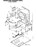 Frame and control parts