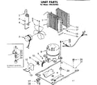 Kenmore 106850403 unit parts diagram
