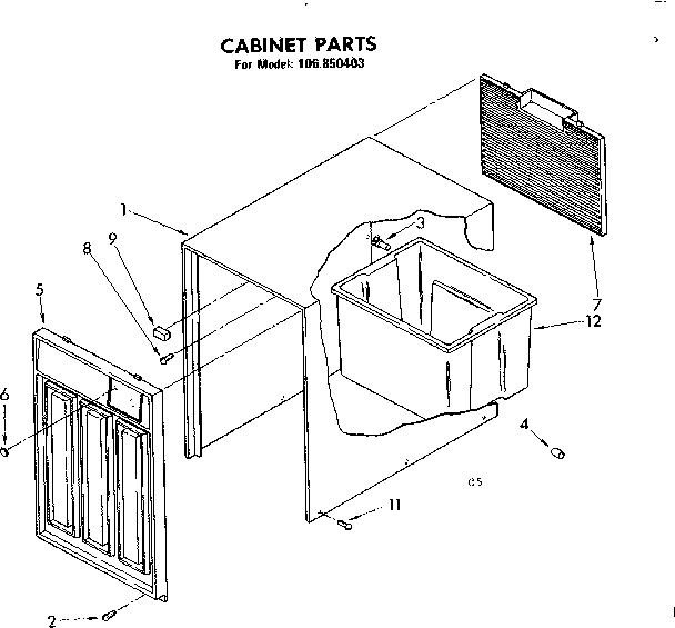 CABINET PARTS