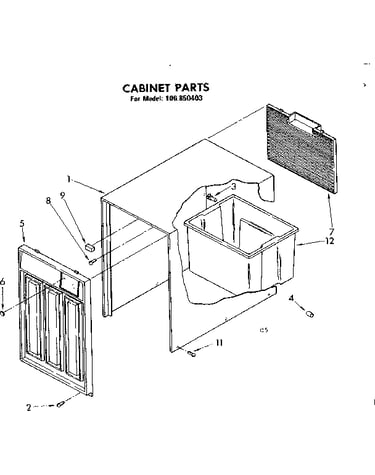 Cabinet parts