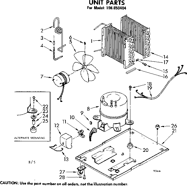 Unit parts