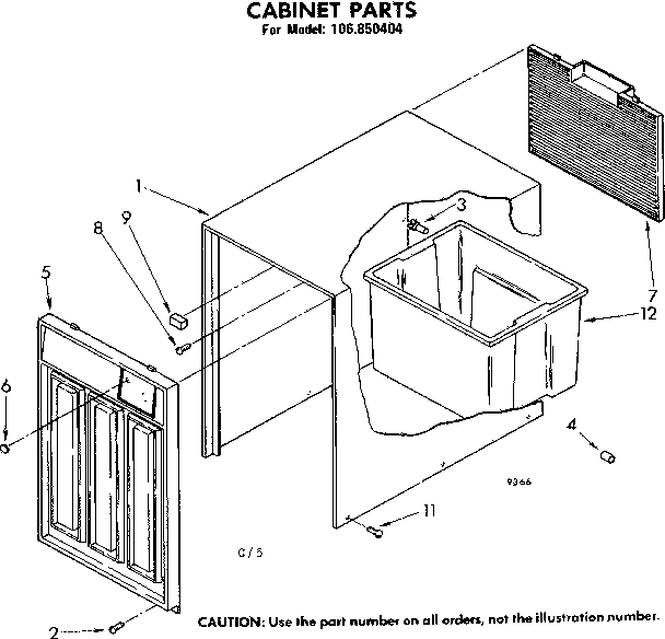 Cabinet parts
