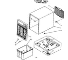 Kenmore 106851200 cabinet parts diagram