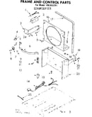 Frame and control parts
