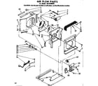 Kenmore 1068700560 air flow parts diagram