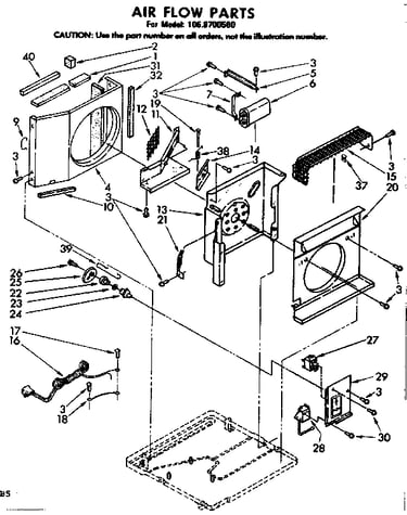 Air flow parts