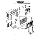 Kenmore 1068700560 cabinet parts diagram