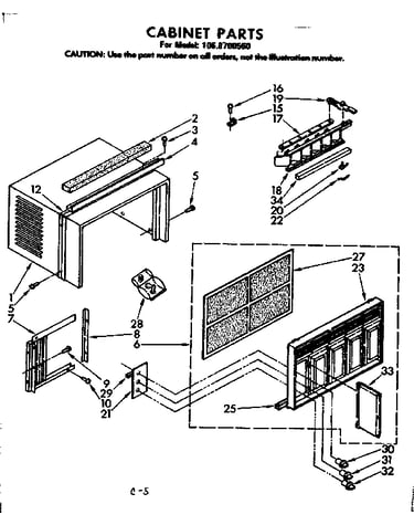 Cabinet parts