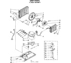 Kenmore 1068700711 unit parts diagram