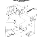 Kenmore 1068700711 air flow and control parts diagram