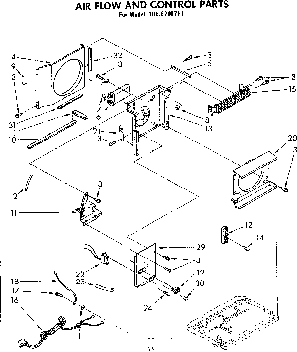 AIR FLOW AND CONTROL PARTS