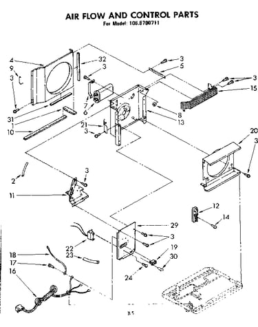 Air flow and control parts