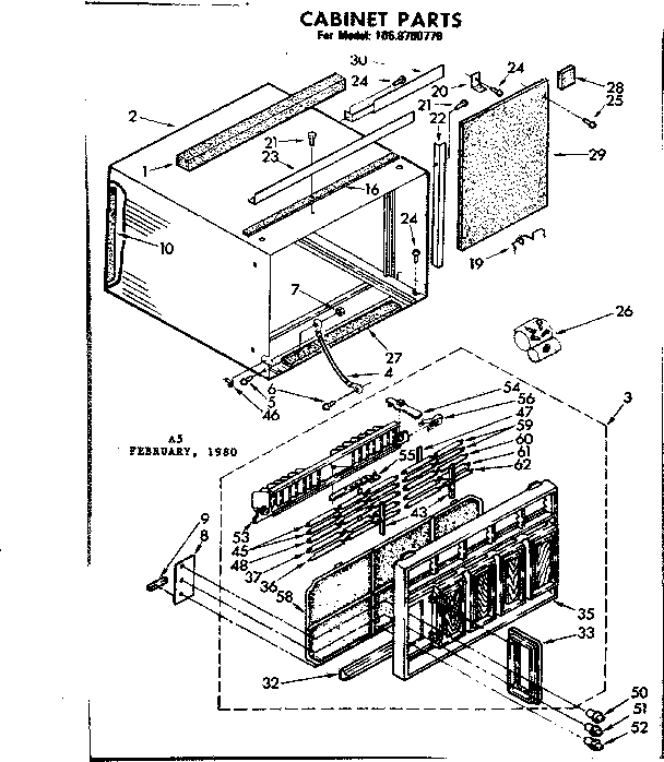 Cabinet parts