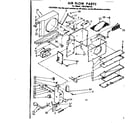 Kenmore 1068700770 air flow parts diagram