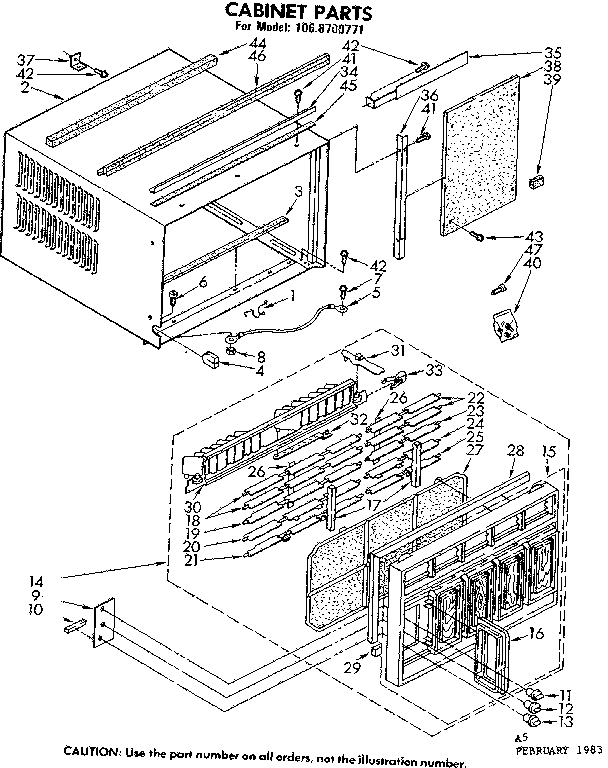 Cabinet parts