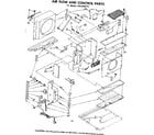 Kenmore 1068700771 air flow and control parts diagram