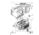 Kenmore 1068701070 cabinet parts diagram