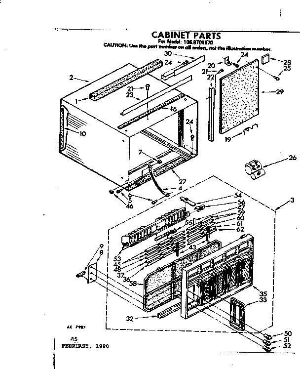 Cabinet parts