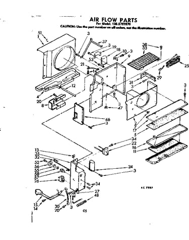 Air flow parts