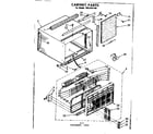 Kenmore 1068701140 cabinet parts diagram