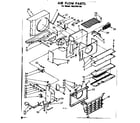 Kenmore 1068701140 air flow parts diagram