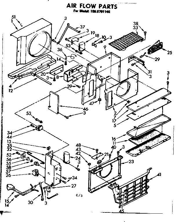Air flow parts