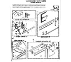 Kenmore 1068701140 accessory kit parts diagram