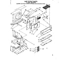 Kenmore 1068701290 air flow parts diagram