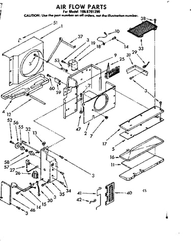 Air flow parts