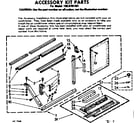 Kenmore 1068701491 accessory kit parts diagram