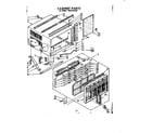 Kenmore 1068701540 cabinet parts diagram