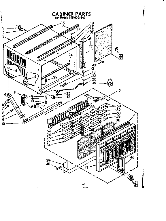 Cabinet parts