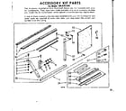 Kenmore 1068701540 accessory kit parts diagram