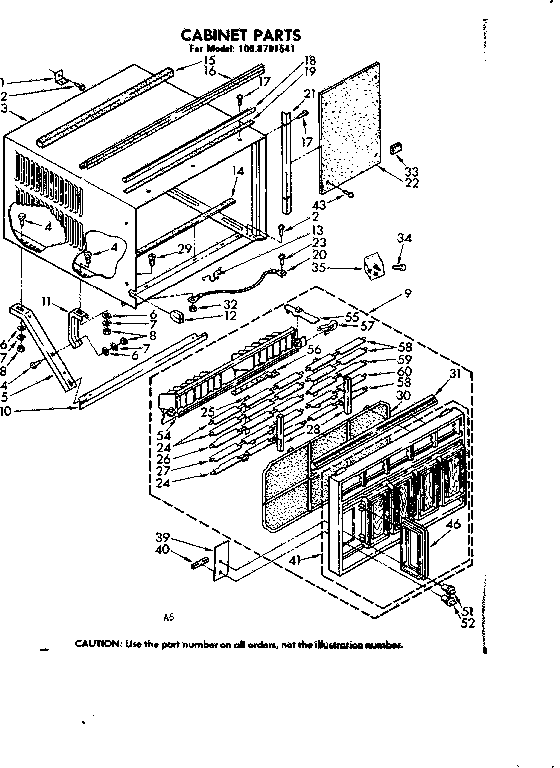 Cabinet parts