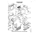 Kenmore 1068701541 air flow parts diagram